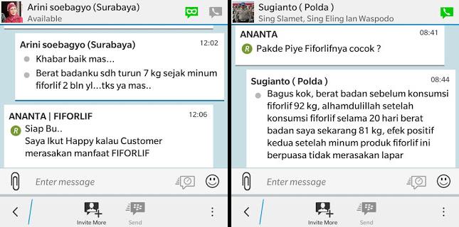 fiforlif testimoni bbm9